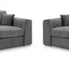 Naples Sofa Grey 3+2 Set