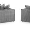 Harley Jumbo Sofa Grey 3+2 Set