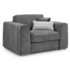 Naples Sofa Grey Armchair