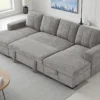 Como Sofabed Grey U Shape Corner 0 in stock