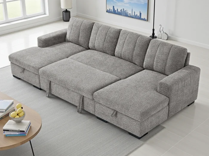 Como Sofabed Grey U Shape Corner 0 in stock