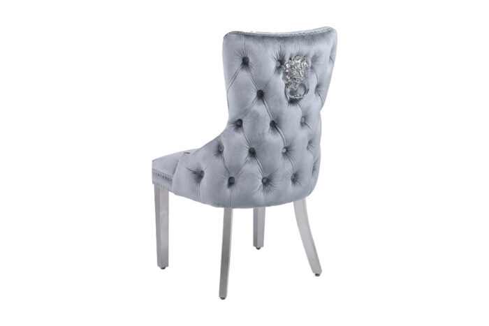 Victoria Grey Dining Chair Set of 2
