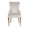Victoria Cream Gold Dining Chair Set of 2