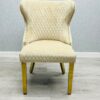 Valentino Mink Gold Velvet Chair Set of 2