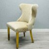 Valentino Mink Gold Velvet Chair Set of 2