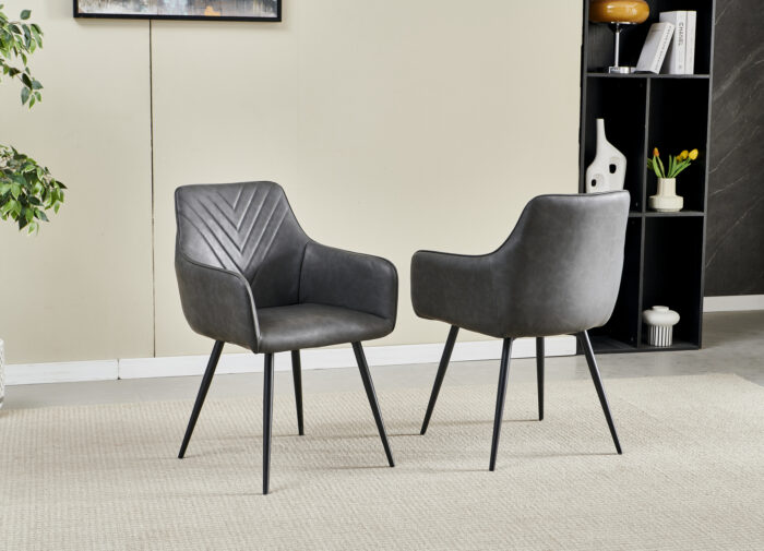 Stanford Grey Dining Chair Set of 2