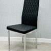 California Black PU Dining Chair