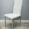 California White PU Dining Chair