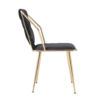Daisy Black Gold Dining Chair Set of 2