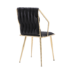 Daisy Black Gold Dining Chair Set of 2