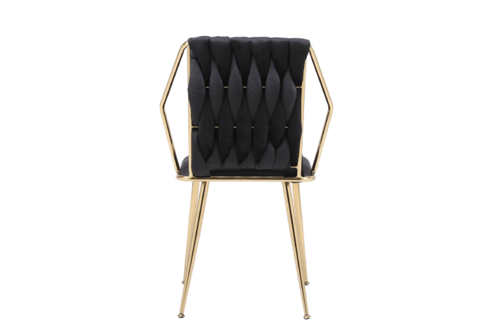 Daisy Black Gold Dining Chair Set of 2