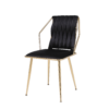 Daisy Black Gold Dining Chair Set of 2