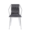 Daisy Grey Silver Dining Chair Set of 2