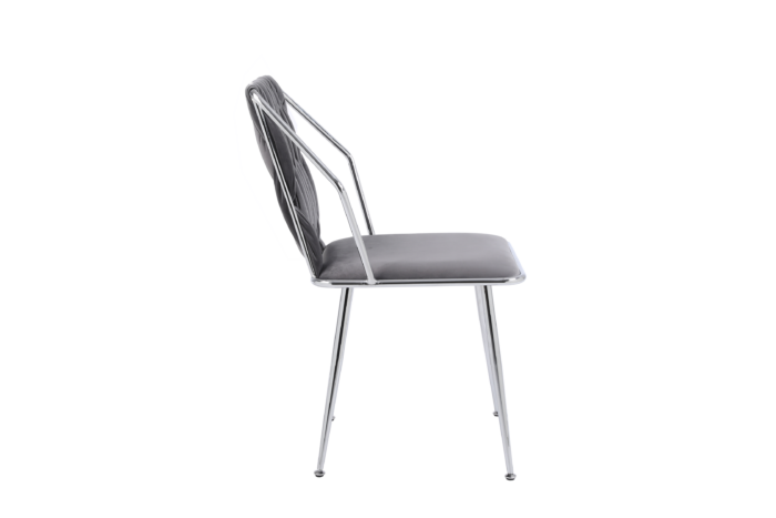 Daisy Grey Silver Dining Chair Set of 2