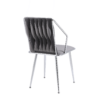 Daisy Grey Silver Dining Chair Set of 2