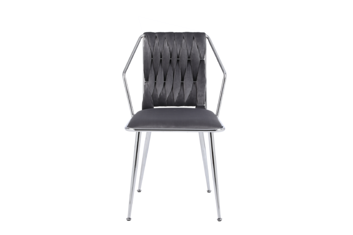 Daisy Grey Silver Dining Chair Set of 2