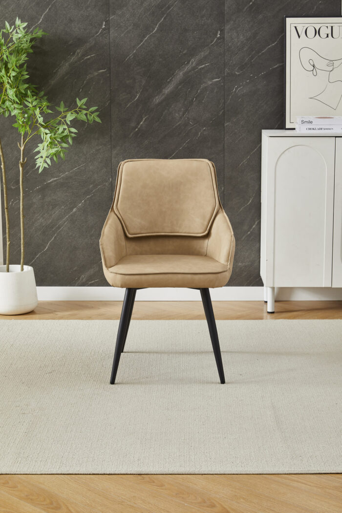 Palermo Beige Dining Chair Set of 2