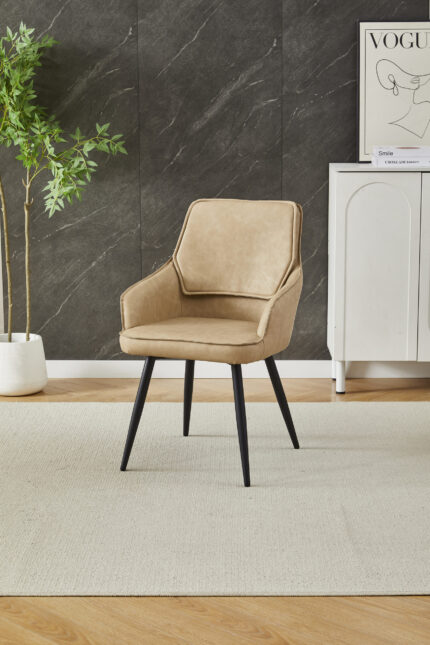Palermo Beige Dining Chair Set of 2