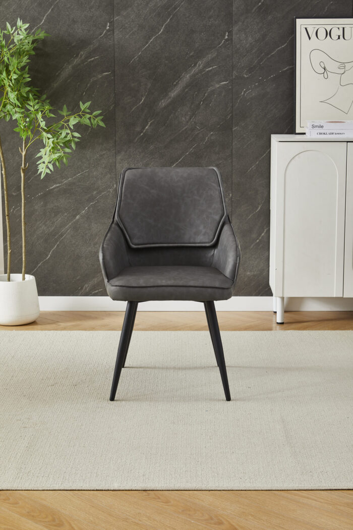 Palermo Grey Dining Chair Set of 2