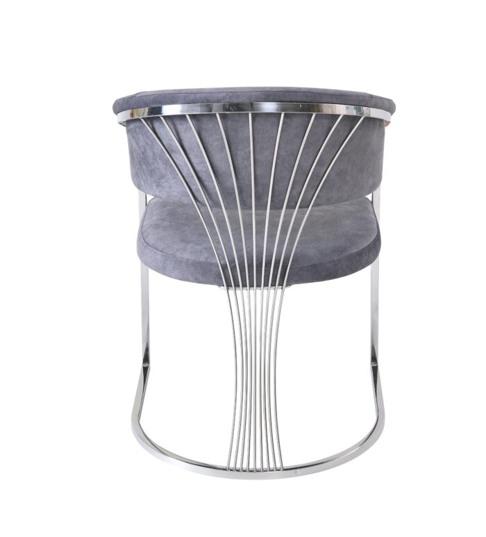 Porado Grey Dining Chair Set of 2