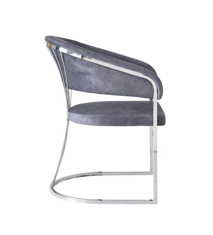 Porado Grey Dining Chair Set of 2