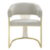Porado Cream Dining Chair Set of 2