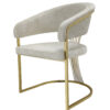 Porado Cream Dining Chair Set of 2