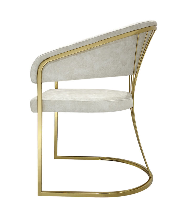 Porado Cream Dining Chair Set of 2