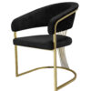 Porado Black Dining Chair Set of 2