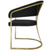 Porado Black Dining Chair Set of 2