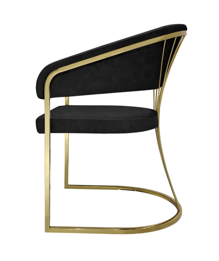 Porado Black Dining Chair Set of 2