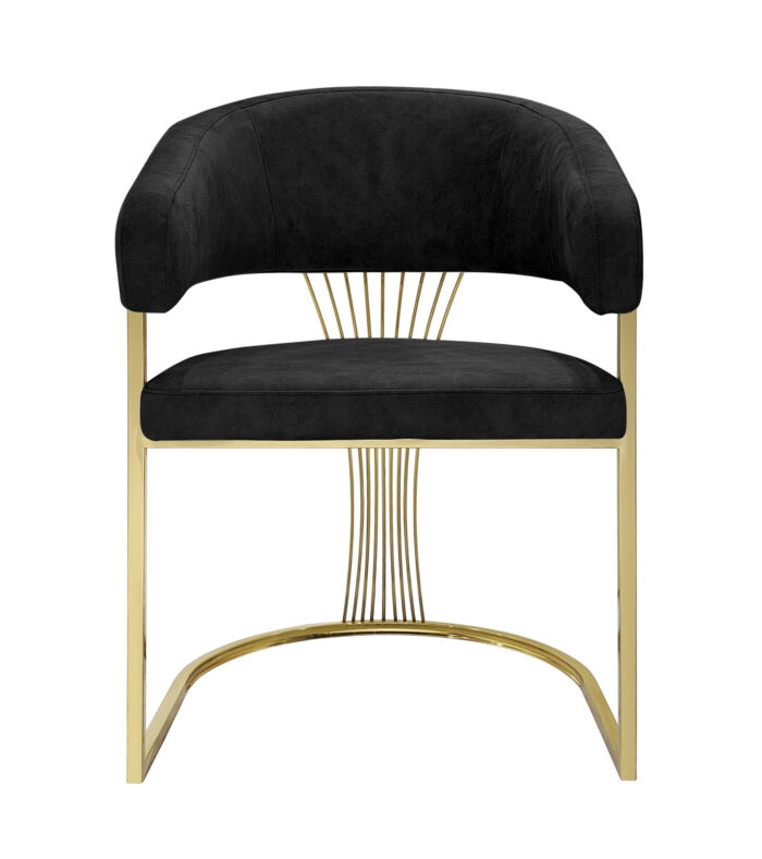 Porado Black Dining Chair Set of 2