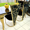 Vienna Black & Gold Dining Chair Set of 2