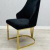 Lasco Black & Gold Dining Chair Set of 2