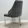 Lasco Grey & Silver Dining Chair Set of 2