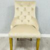Majestic Mink Gold Ring Knocker Chair Set of 2