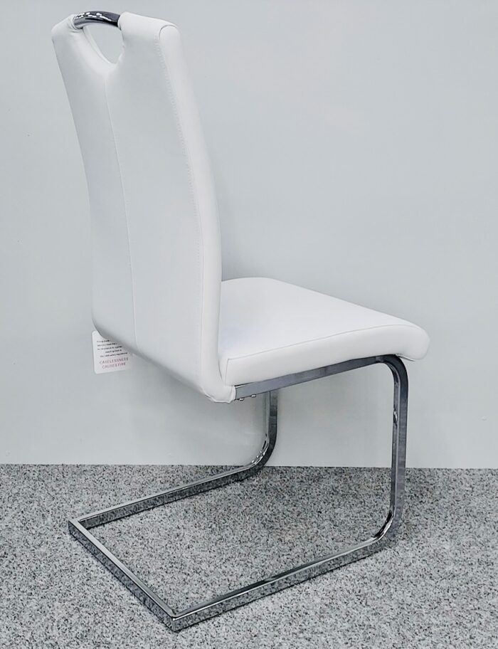 Milan White Dining Chair Set of 2