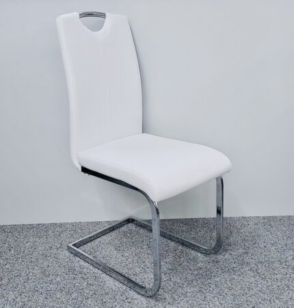 Milan White Dining Chair Set of 2