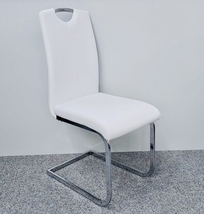 Milan White Dining Chair Set of 2