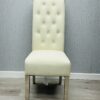 Sofia Cream PU Chair Set of 2