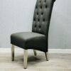 Sofia Grey PU Chair Set of 2