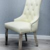 Majestic Cream PU Chair Set of 2