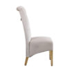 Sofia Cream & Gold Square Knocker Dining Chair Set of 2