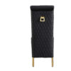 Sofia Black & Gold Square Knocker Dining Chair Set of 2