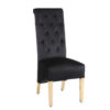 Sofia Black & Gold Square Knocker Dining Chair Set of 2