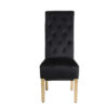 Sofia Black & Gold Square Knocker Dining Chair Set of 2