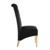 Sofia Black & Gold Square Knocker Dining Chair Set of 2