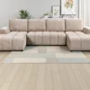 Shanghai Luxury Beige U Shape Corner Sofabed