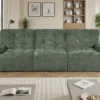 Dallas Electric Sofabed Green 3 Seater