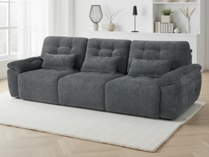 Dallas Electric Sofabed Grey 3 Seater